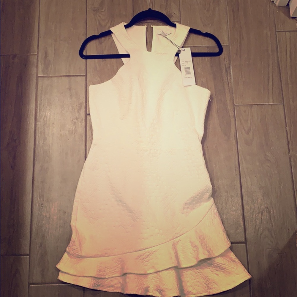 Parker white cocktail dress